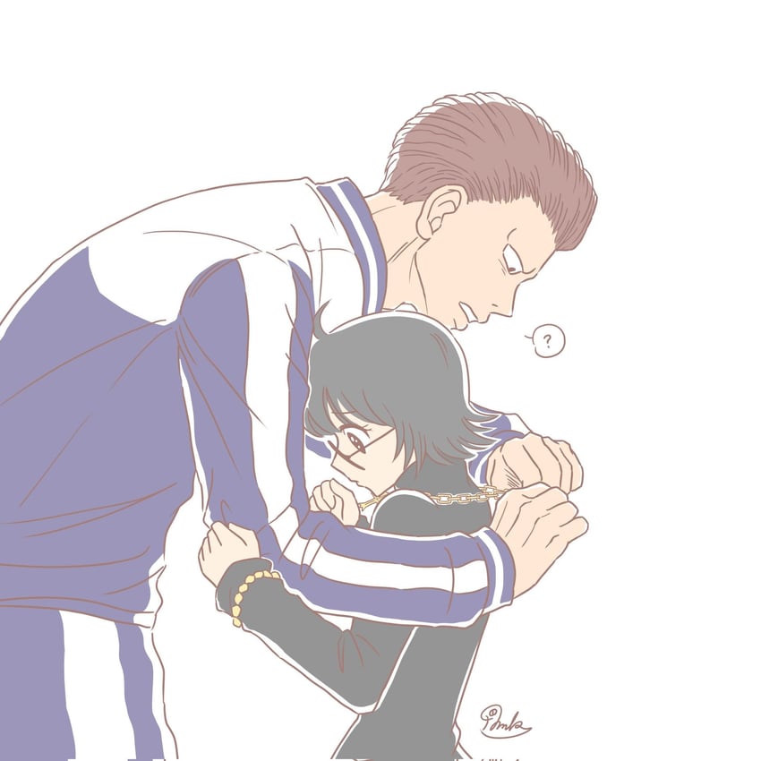 shizuku murasaki and phinks magcub (hunter x hunter) drawn by mazue_mmmnom