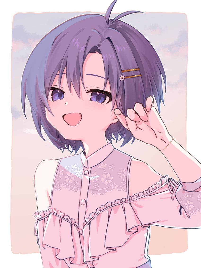 kikuchi makoto (idolmaster and 2 more) drawn by ayuko_ammobium