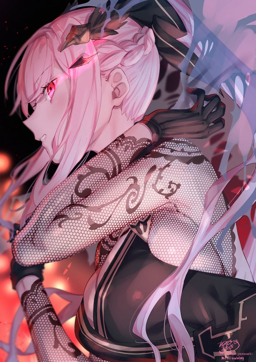 mori calliope (hololive and 1 more) drawn by kamiya_maneki