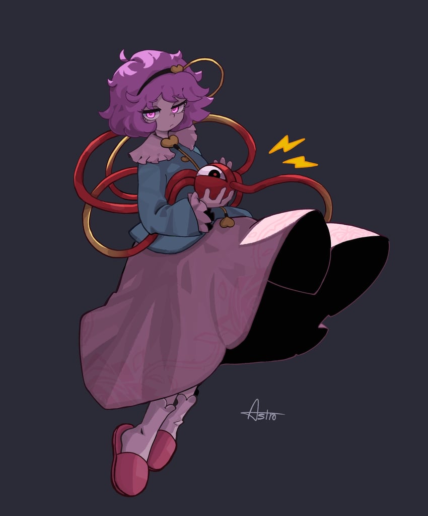 komeiji satori (touhou) drawn by asutoro_(s--t)