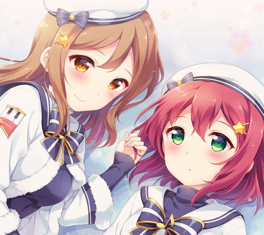 kunikida hanamaru and kurosawa ruby (love live! and 1 more) drawn by hazuki_(sutasuta)