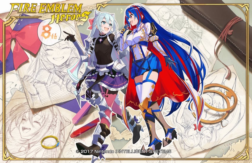 female alear, sommie, and rosado (fire emblem and 2 more) drawn by ichikawa_haru