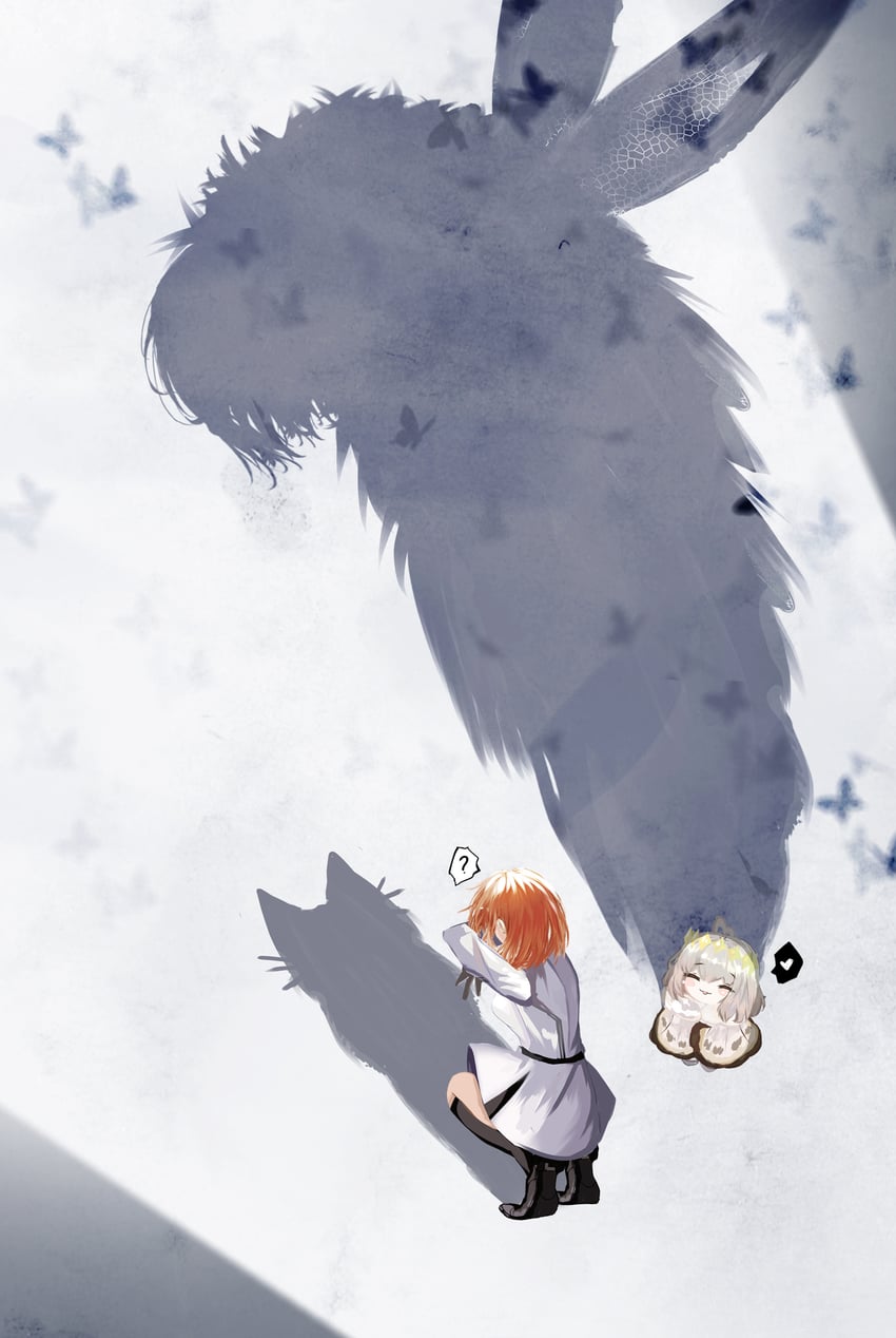 fujimaru ritsuka and oberon (fate and 1 more) drawn by antinese