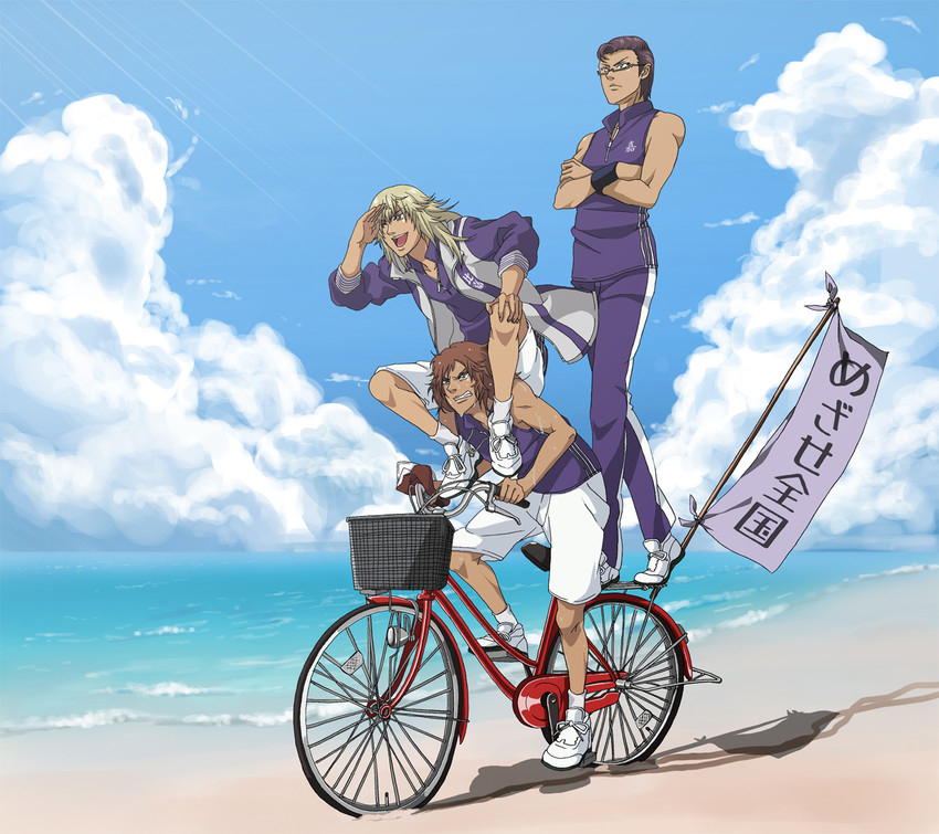 kai yuujirou, kite eishirou, and hirakoba rin (tennis no ouji-sama) drawn by z_aft138420