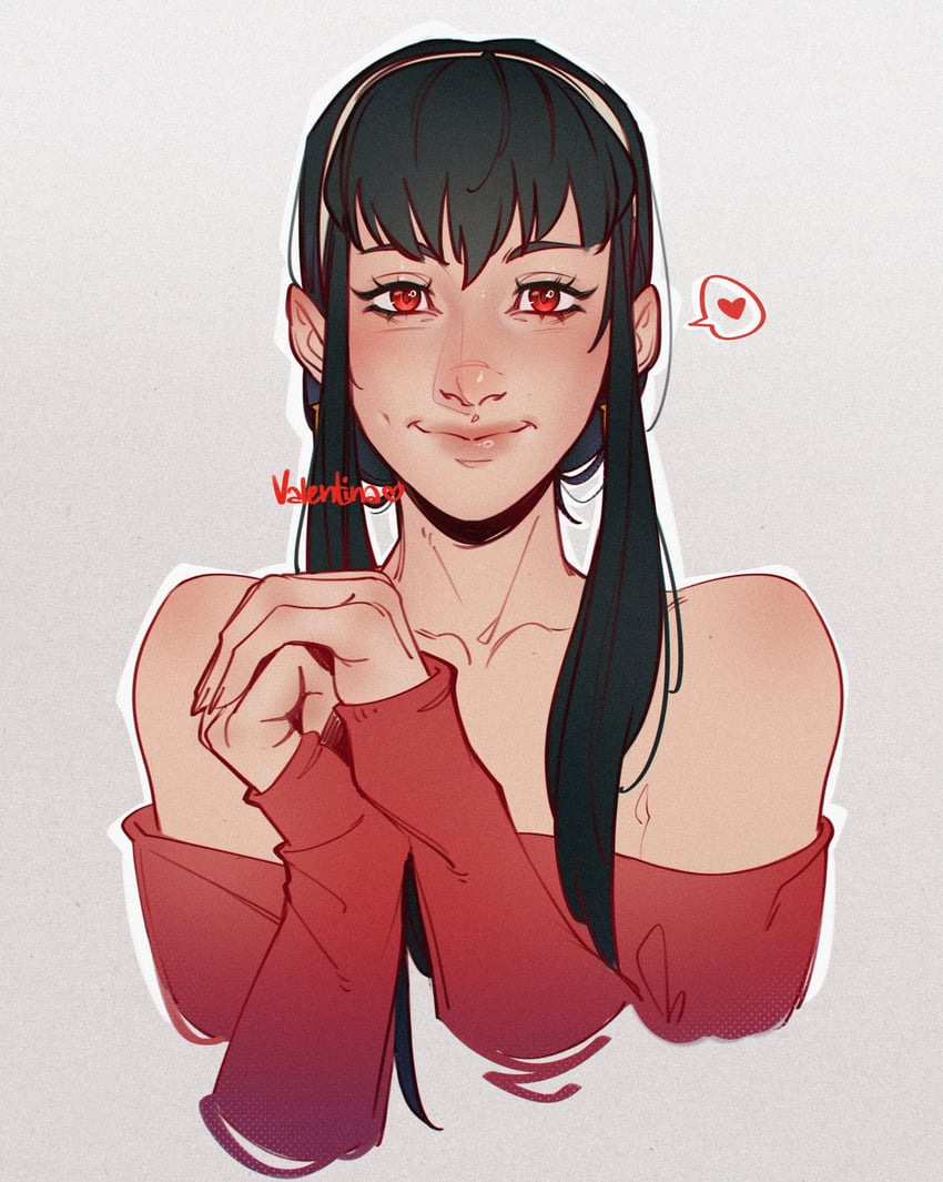 yor briar (spy x family) drawn by valentina_tavolilla