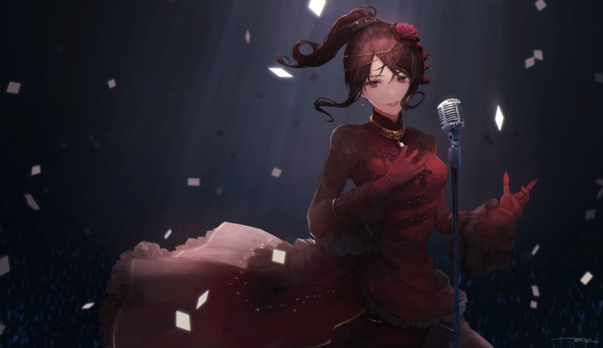 mifune miyu (idolmaster and 2 more) drawn by kouzuki_kei