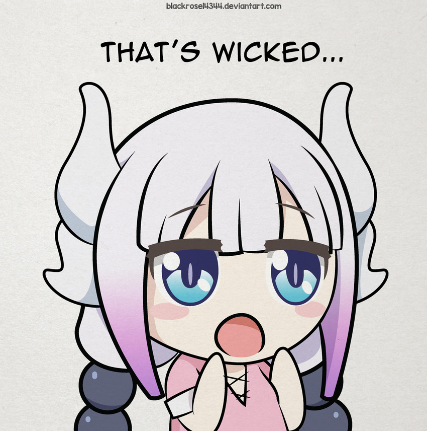 kanna kamui (kobayashi-san chi no maidragon) drawn by blackrose14344