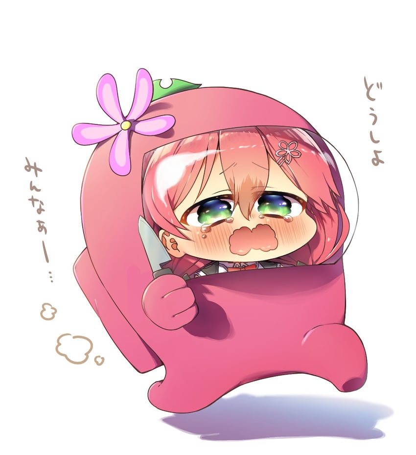 sakura miko, impostor, and pink (hololive and 1 more) drawn by harumina_mau