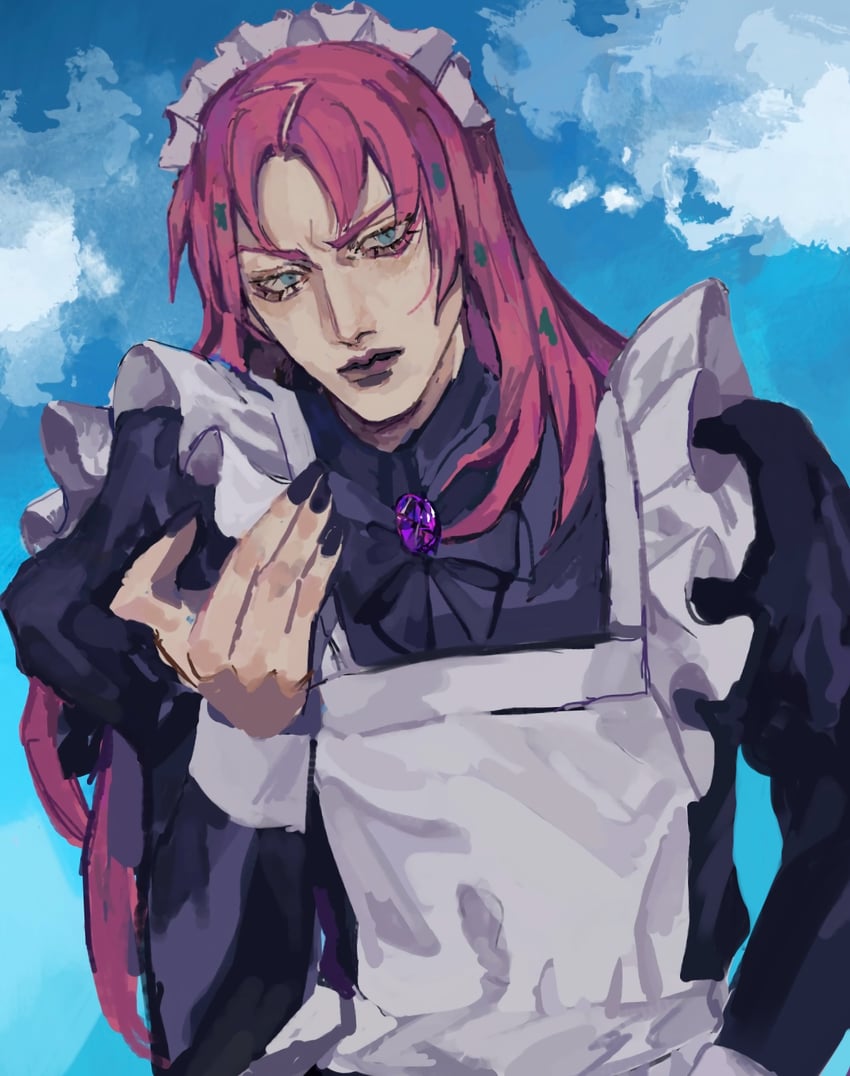 diavolo (jojo no kimyou na bouken and 1 more) drawn by ei_k20