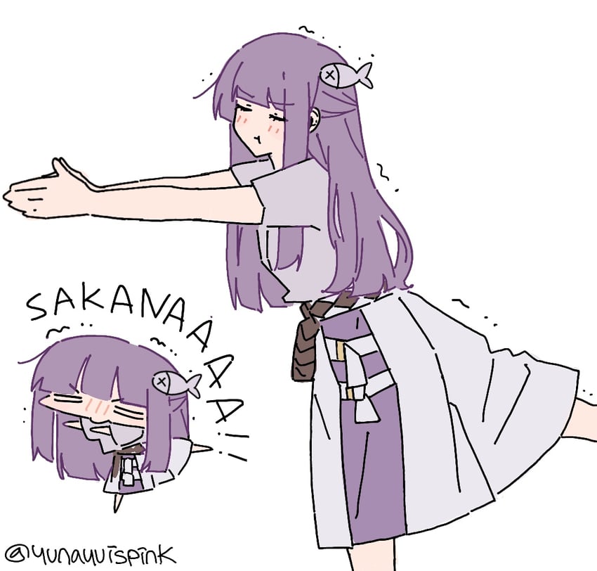 fern (sousou no frieren and 1 more) drawn by yunayuispink