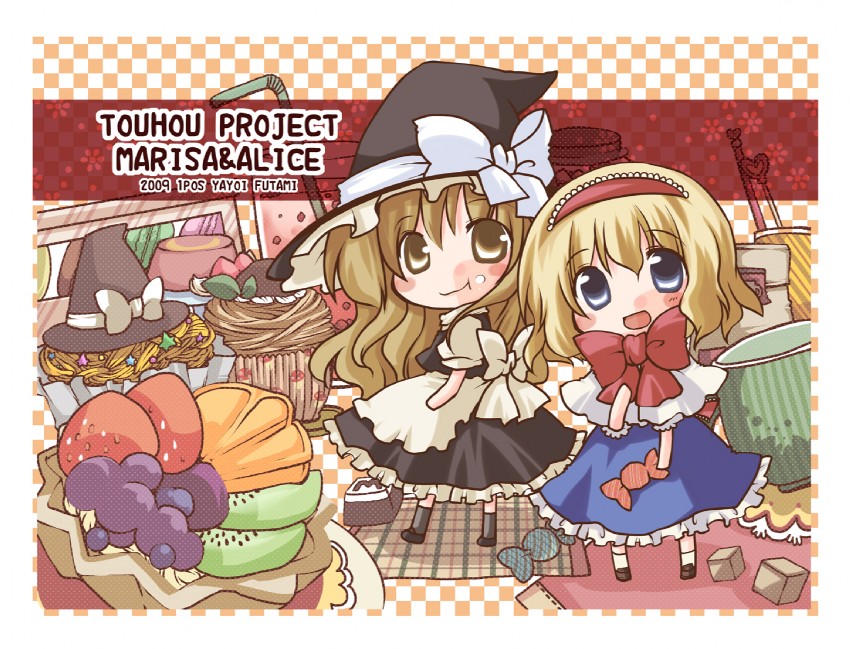 kirisame marisa and alice margatroid (touhou) drawn by futami_yayoi
