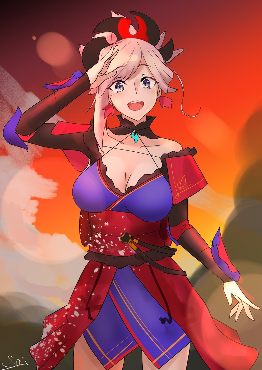 miyamoto musashi (fate and 1 more) drawn by s4ika
