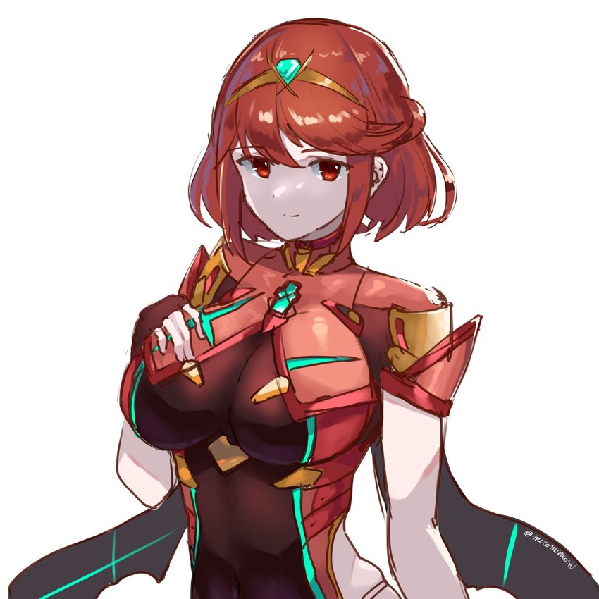 pyra (xenoblade chronicles and 1 more) drawn by mutomorokoshi
