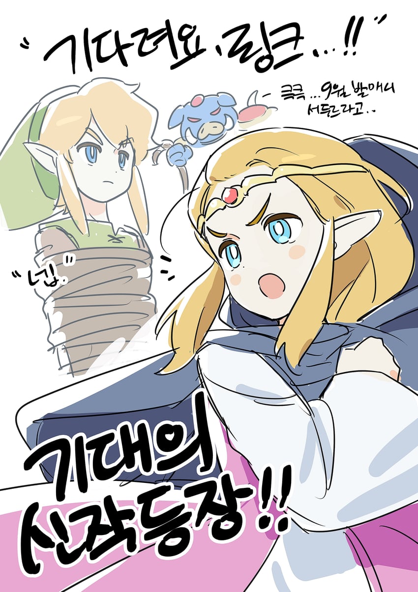 link, princess zelda, and ganon (the legend of zelda and 1 more) drawn by rh_parasol