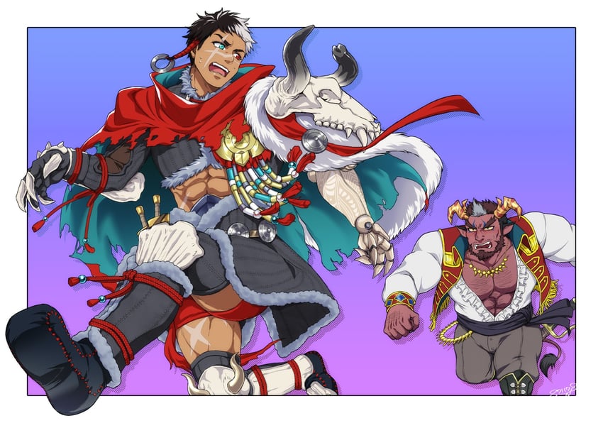 stalon and alec (another eidos-r) drawn by yanai_inaya