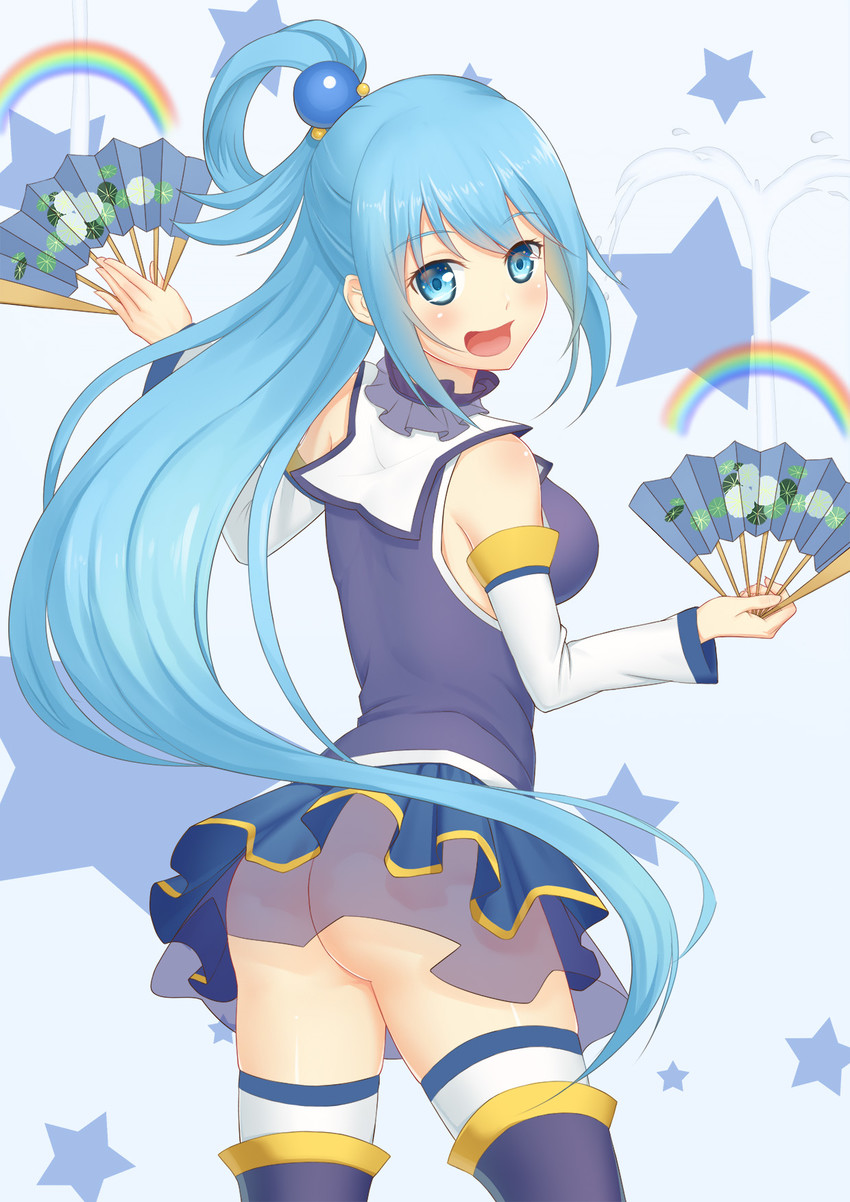 aqua (kono subarashii sekai ni shukufuku wo!) drawn by anarchojs