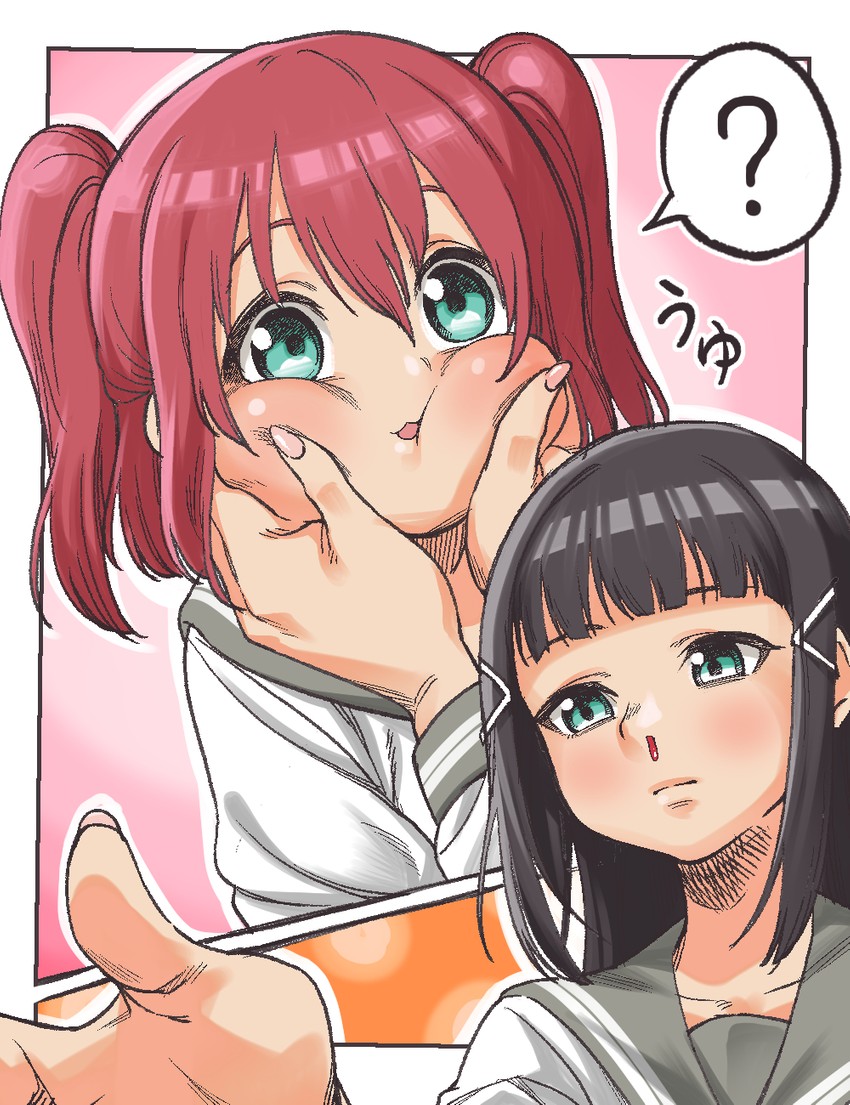kurosawa dia and kurosawa ruby (love live! and 1 more) drawn by koaraya