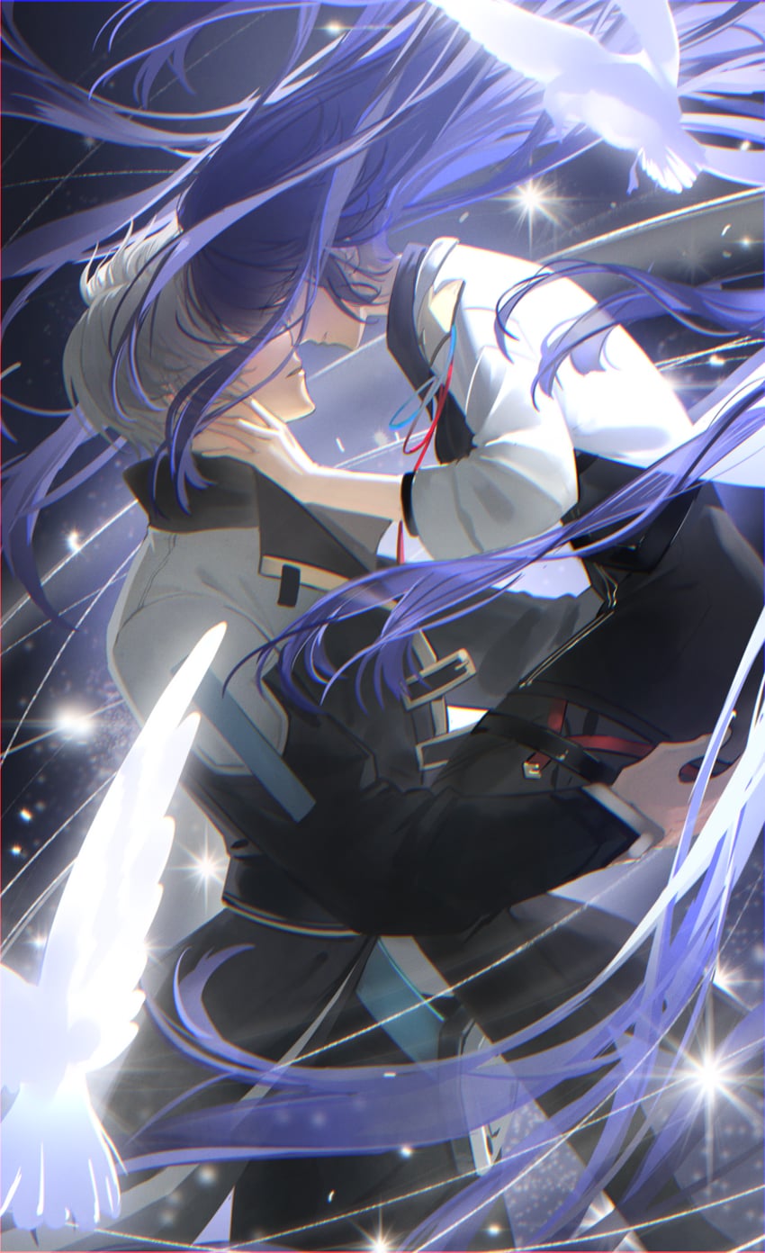 kevin kaslana and mei (honkai and 1 more) drawn by shiregotoaka