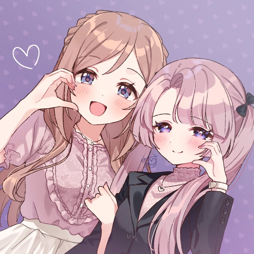 himesaki rinami and arimura mao (idolmaster and 1 more) drawn by euphoniummatsu