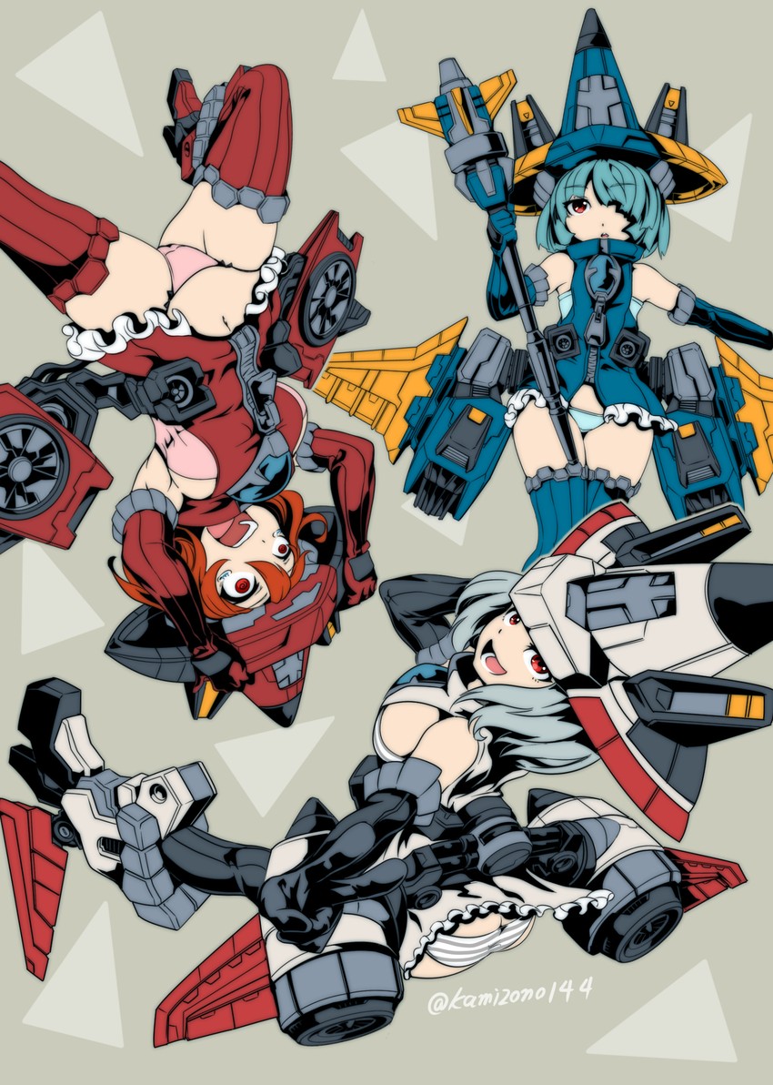 ramjet, dirge, and thrust (transformers and 1 more) drawn by kamizono_(spookyhouse)