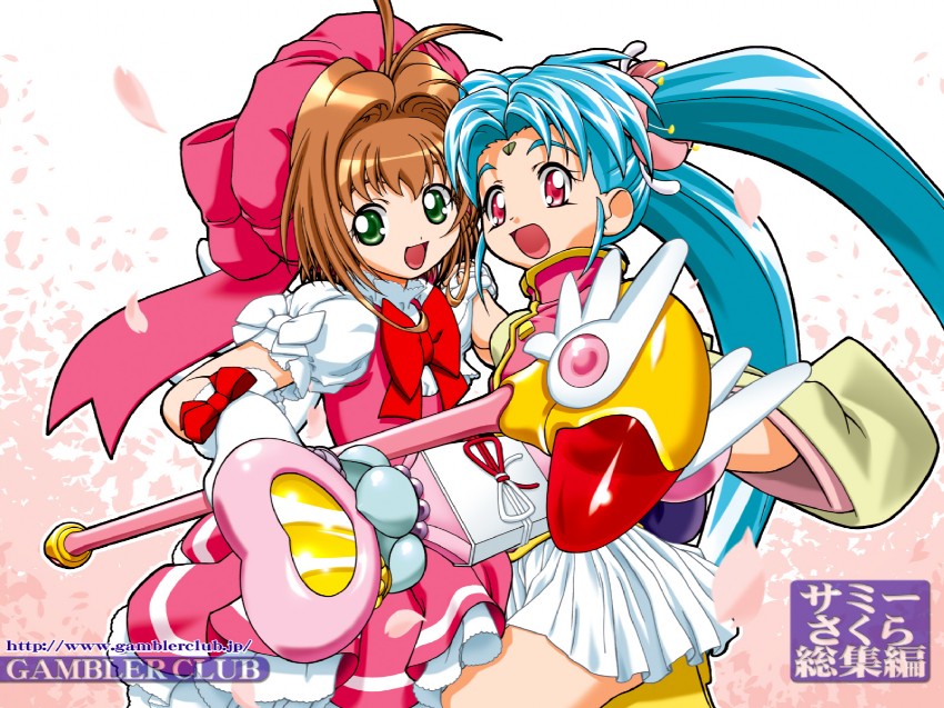 kinomoto sakura, masaki sasami jurai, pretty sammy, and kawai sasami (cardcaptor sakura and 1 more) drawn by gambler_club