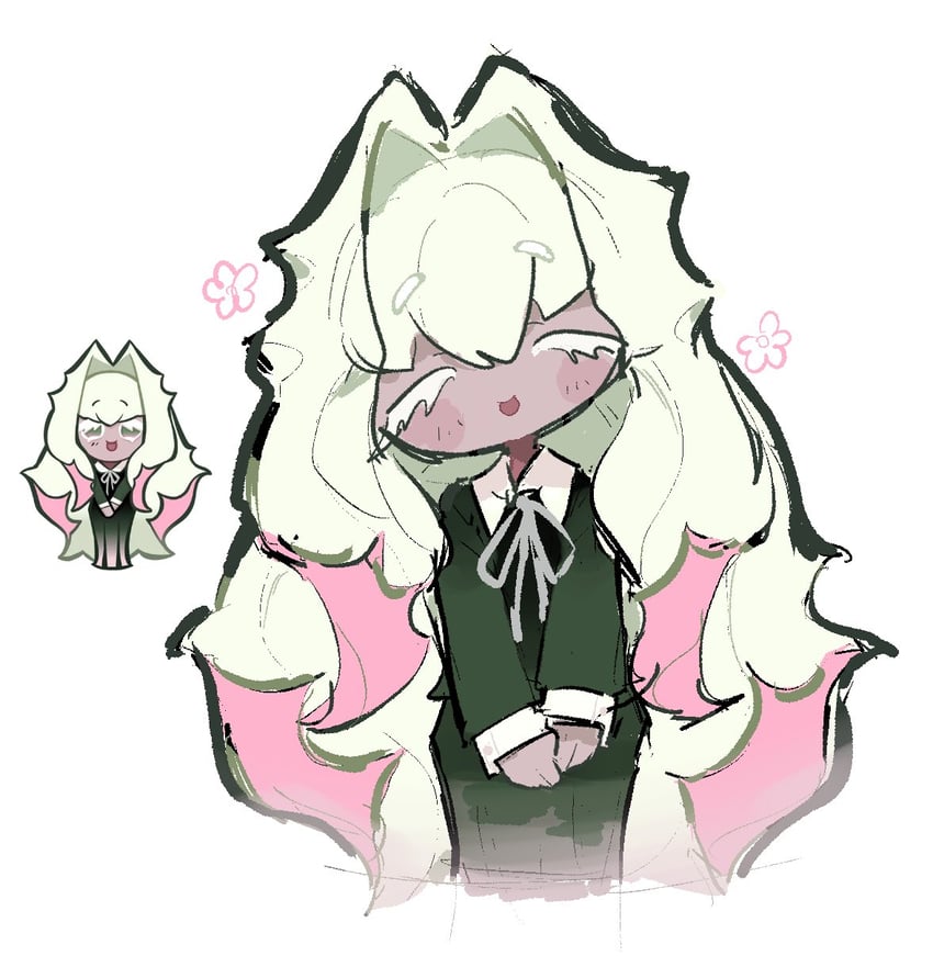 white ghost cookie (cookie run and 1 more) drawn by takawoyu