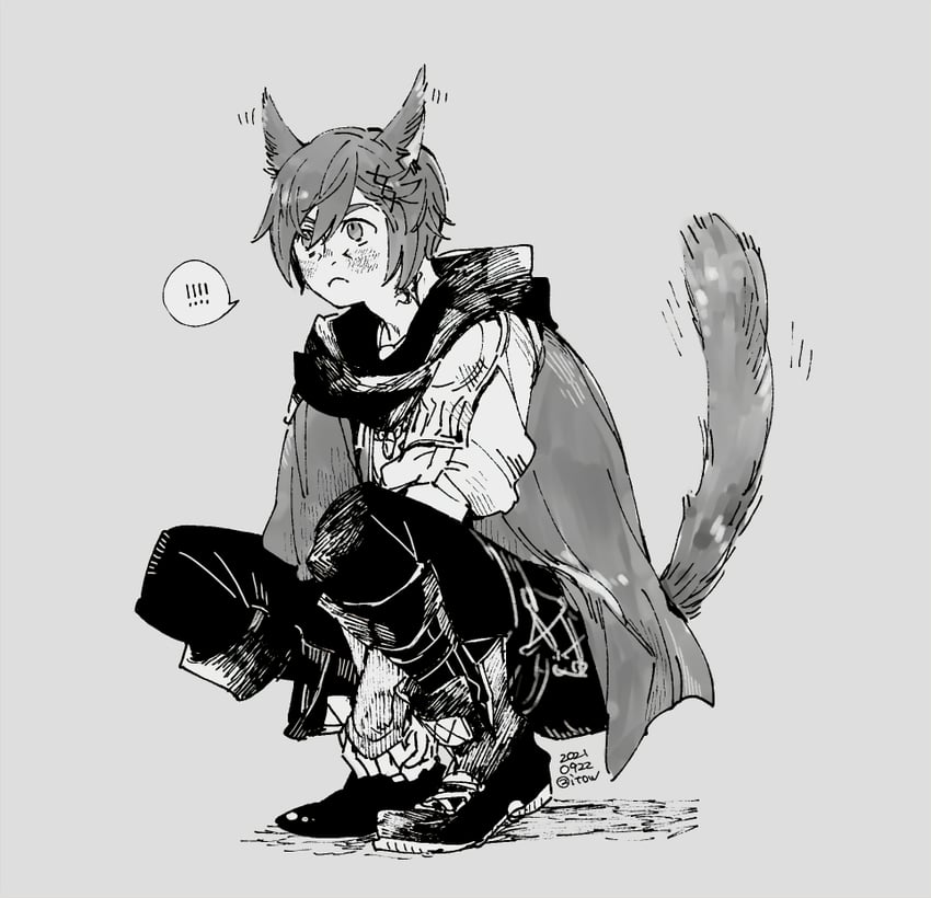 g'raha tia (final fantasy and 1 more) drawn by itowo_(itowc)
