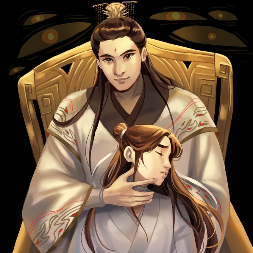 xie lian and jun wu (tianguan cifu) drawn by tadpole_art