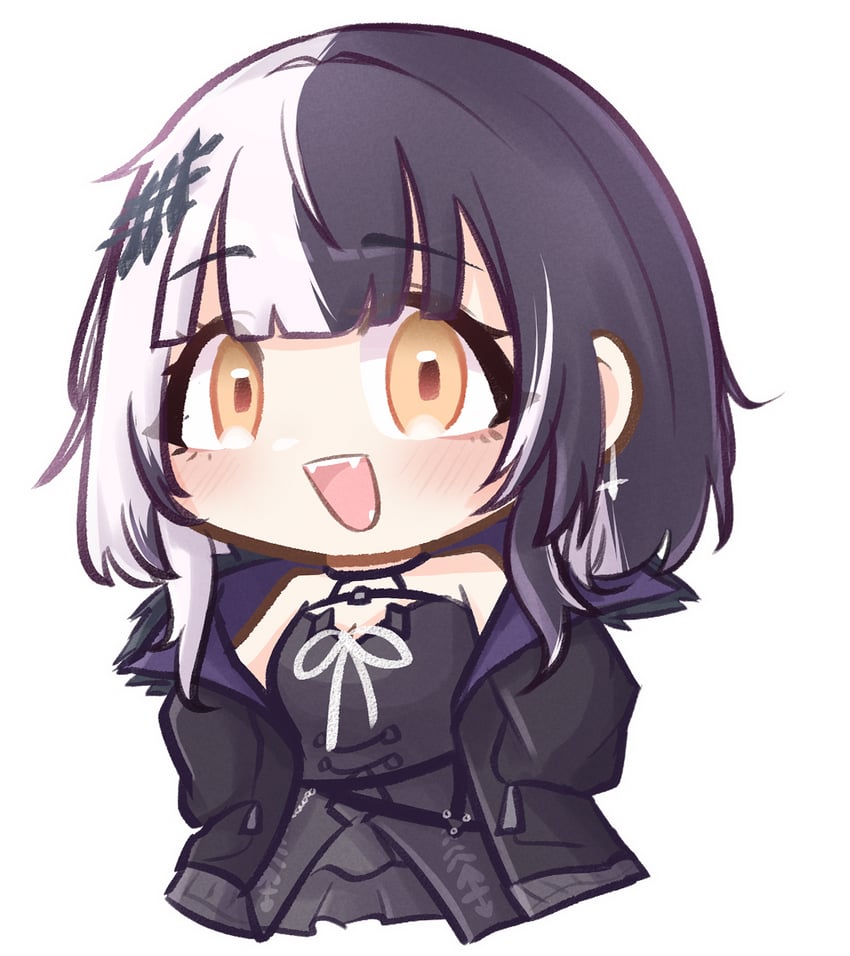 shiori novella (hololive and 1 more) drawn by moon_ldl