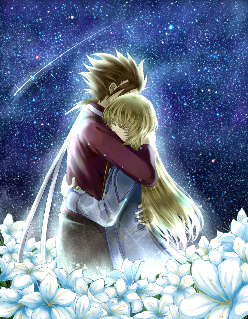 colette brunel and lloyd irving (tales of and 1 more) drawn by delsaber