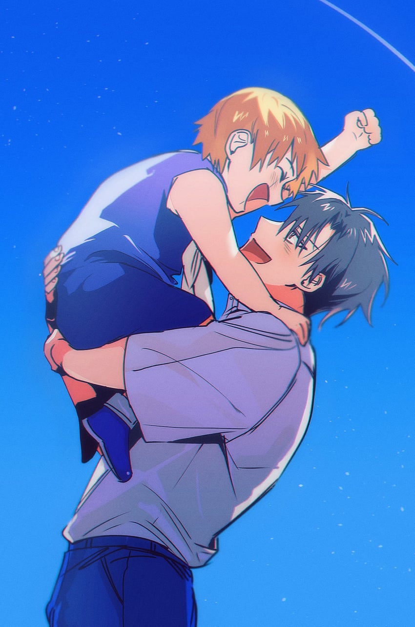 gash bell and takamine kiyomaro (konjiki no gash!!) drawn by wangcheolgab