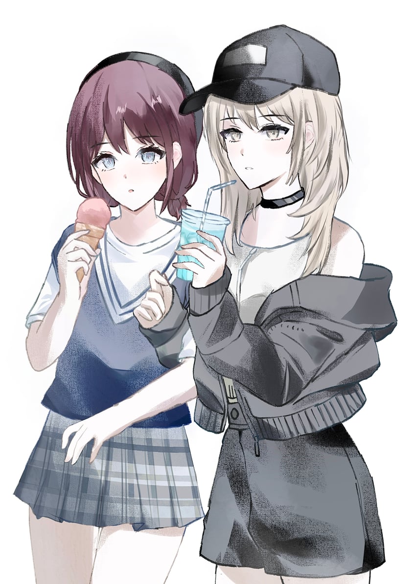 iseri nina and kawaragi momoka (girls band cry) drawn by yingdaoyicha