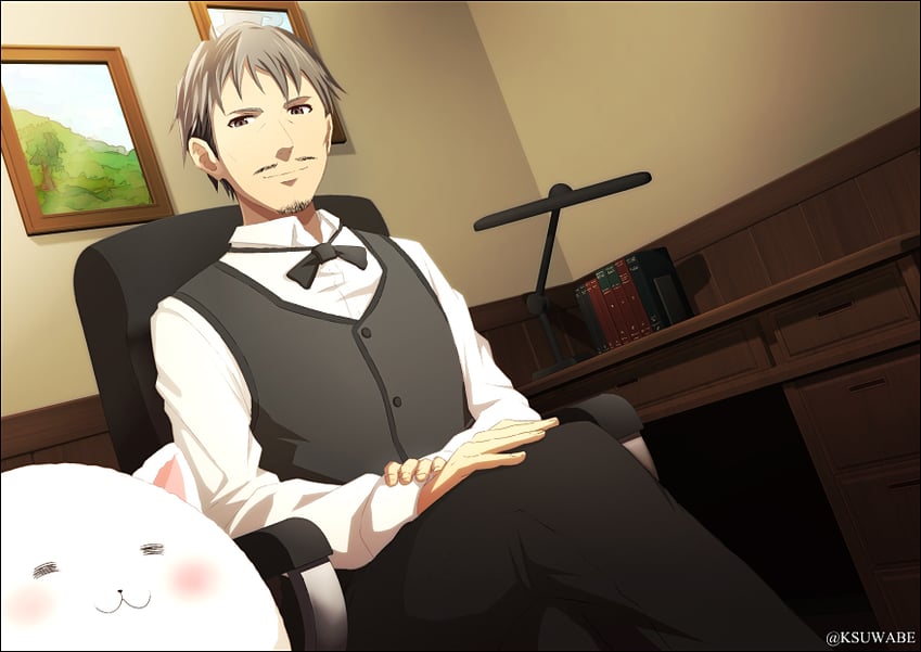 tippy and kafuu takahiro (gochuumon wa usagi desu ka?) drawn by k-suwabe