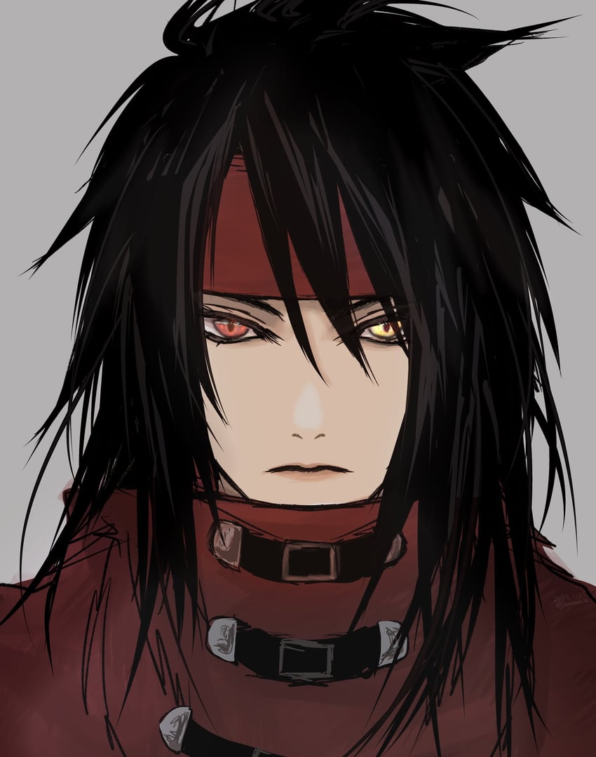 vincent valentine (final fantasy and 1 more) drawn by kanoe_k