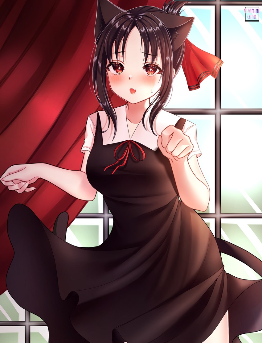 shinomiya kaguya (kaguya-sama wa kokurasetai ~tensai-tachi no renai zunousen~) drawn by vitaminechan