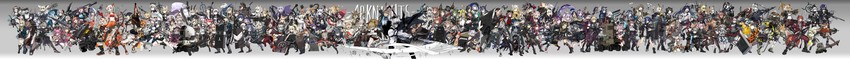 amiya, texas, skadi, lappland, suzuran, and 144 more (arknights) drawn by yu_yanshu
