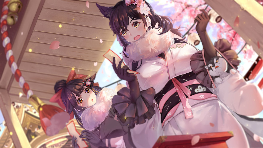atago and takao (azur lane) drawn by shan-n