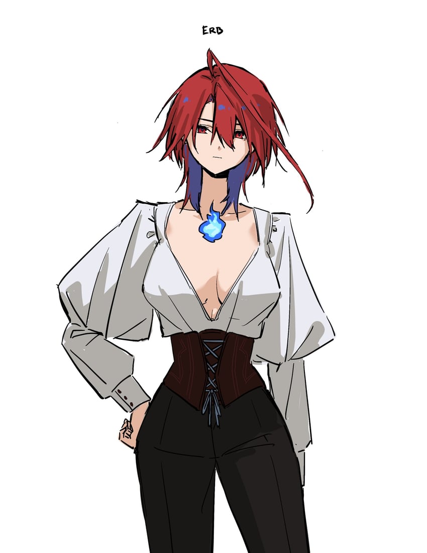 elizabeth rose bloodflame (hololive and 1 more) drawn by yuutomeh