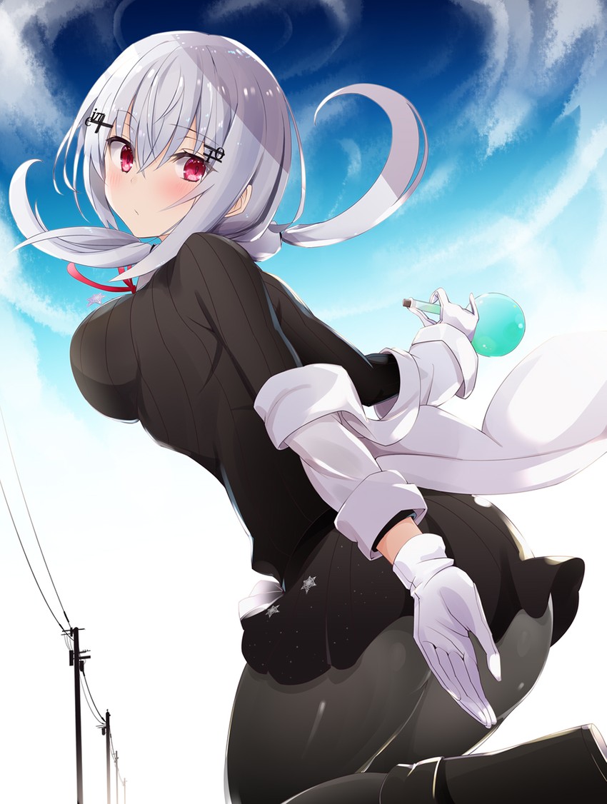 hakase fuyuki (nijisanji) drawn by vane_(vane0)