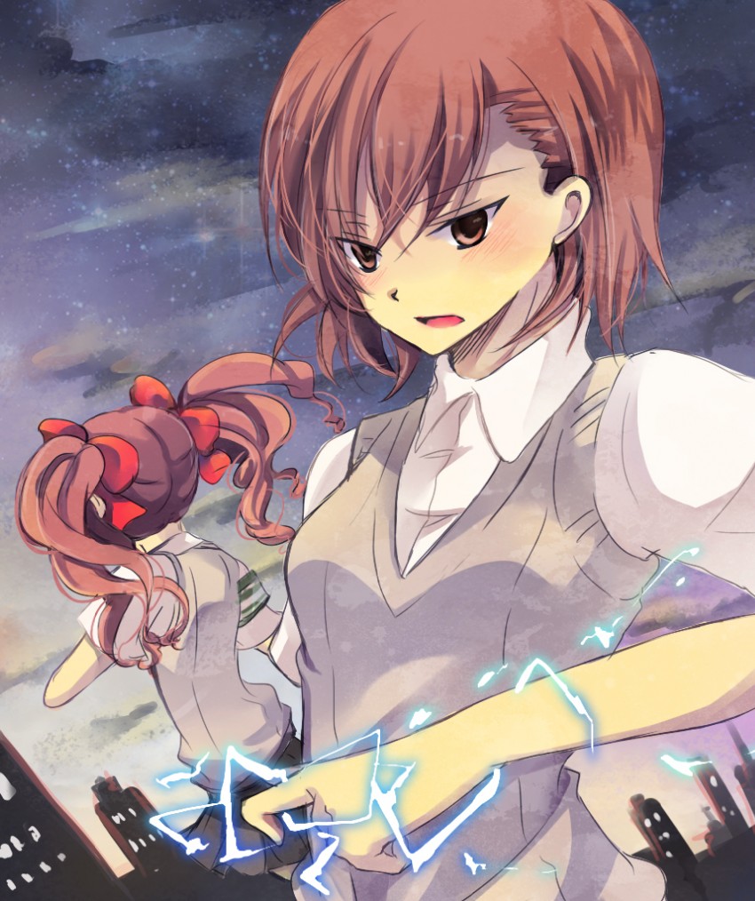 misaka mikoto and shirai kuroko (toaru majutsu no index and 1 more) drawn by kokonoe_miya