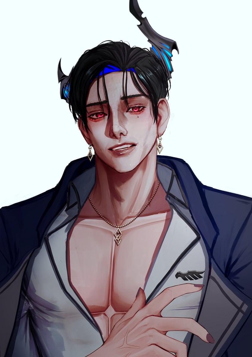 nerissa ravencroft (hololive and 1 more) drawn by soju_ice