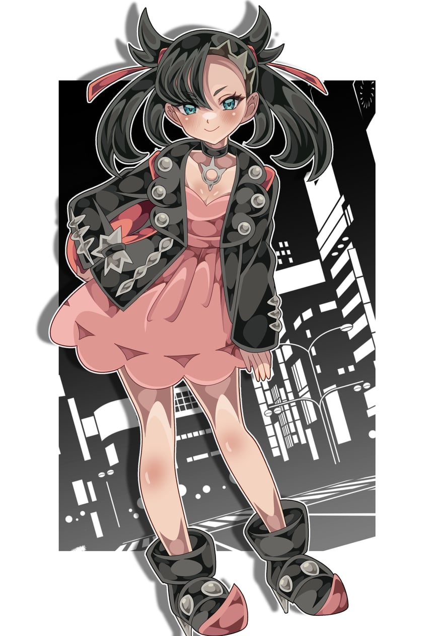 marnie (pokemon and 1 more) drawn by shiki_(kisikisi1007)