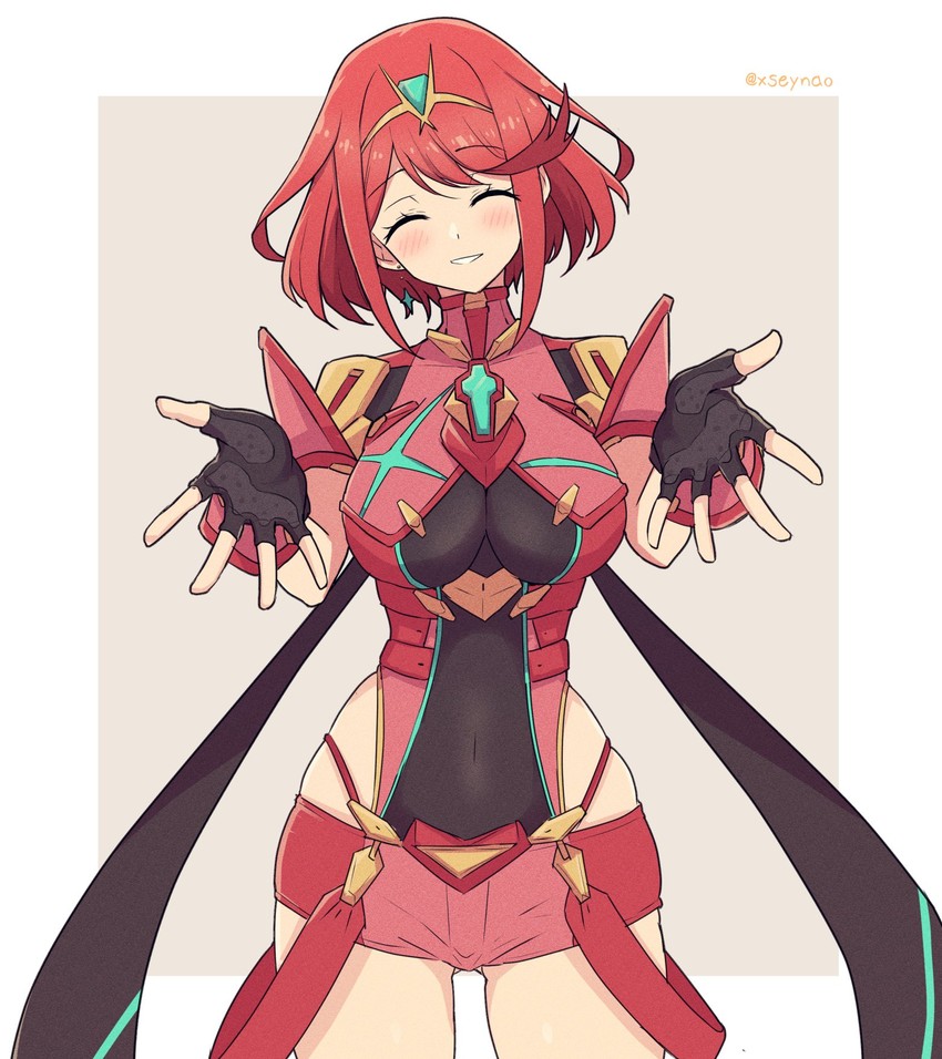 pyra (xenoblade chronicles and 1 more) drawn by mochimochi_(xseynao)