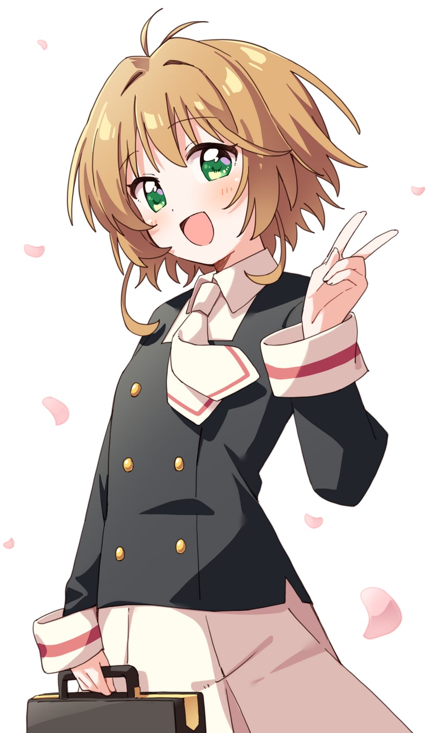 kinomoto sakura (cardcaptor sakura) drawn by haru_(konomi_150)