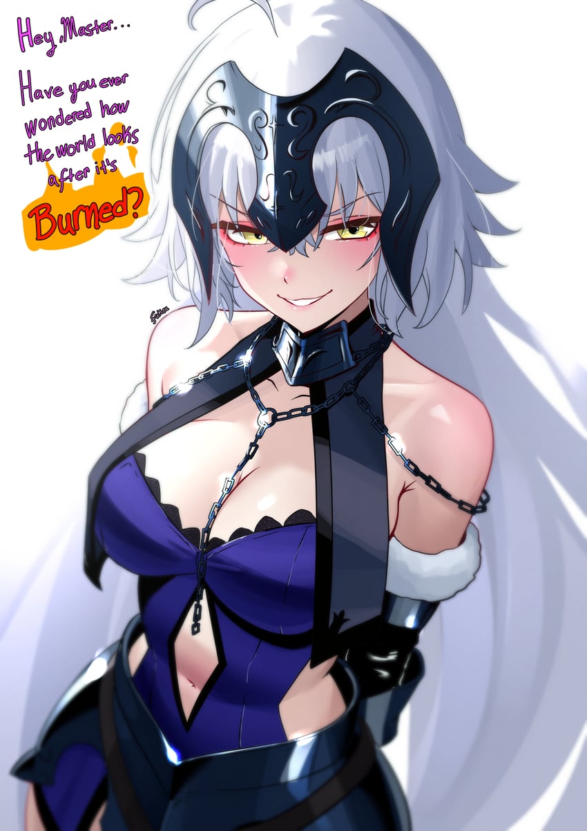 jeanne d'arc alter (fate and 1 more) drawn by fukou