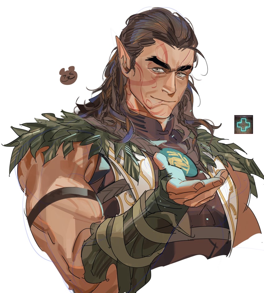 halsin (dungeons & dragons and 2 more) drawn by greensalad350