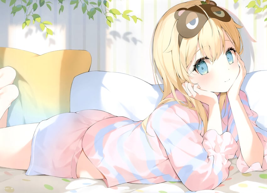 kazama iroha and tom nook (hololive and 1 more) drawn by hana_mori
