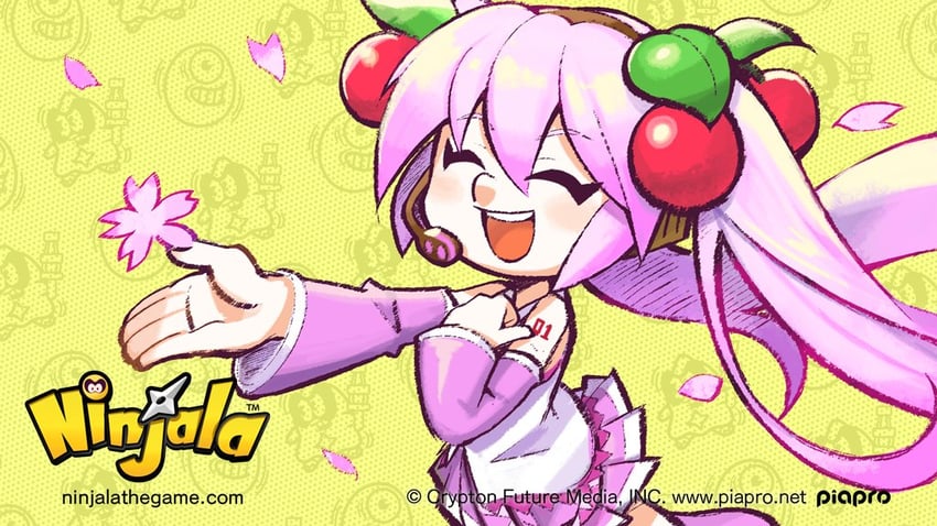 hatsune miku, sakura miku, and gumchi (vocaloid and 2 more) drawn by rianti-wong