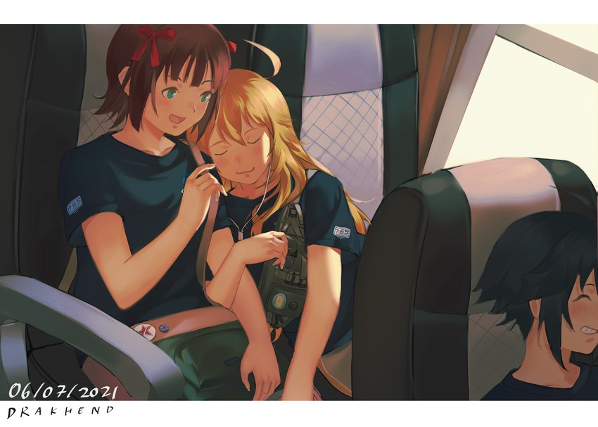 hoshii miki, amami haruka, and kikuchi makoto (idolmaster and 2 more) drawn by drakhend66