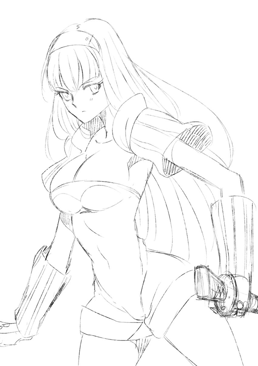 samurai and yoshida chizuru (final fantasy and 2 more) drawn by blazh